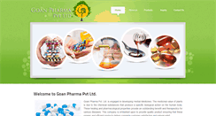 Desktop Screenshot of goanpharma.com